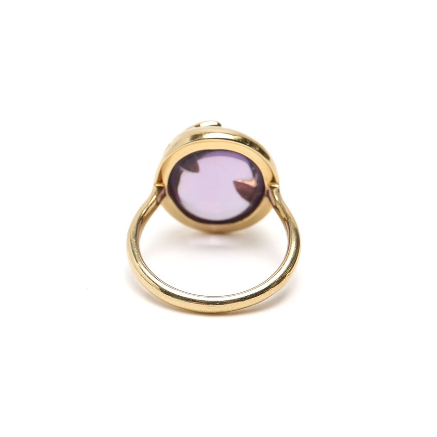 Tiffany & Co Paloma Picasso Olive Leaf Amethyst Ring