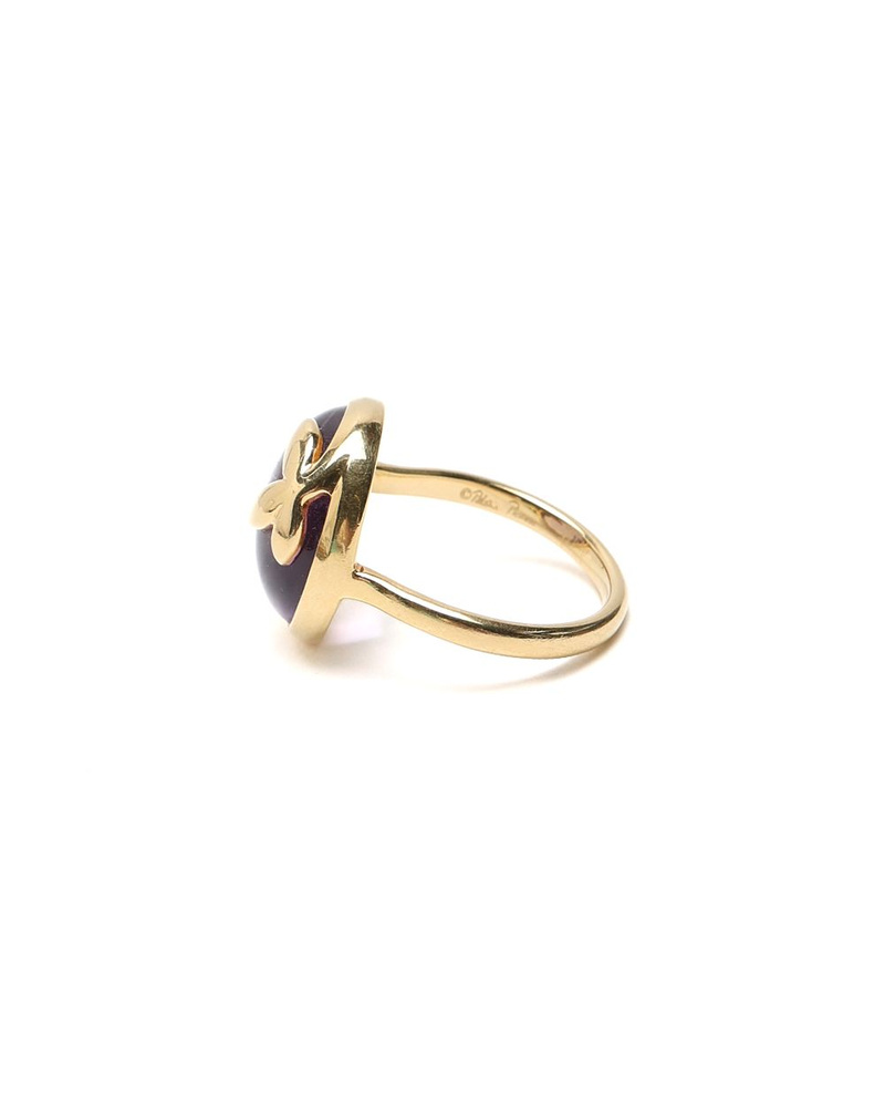Tiffany & Co Paloma Picasso Olive Leaf Amethyst Ring