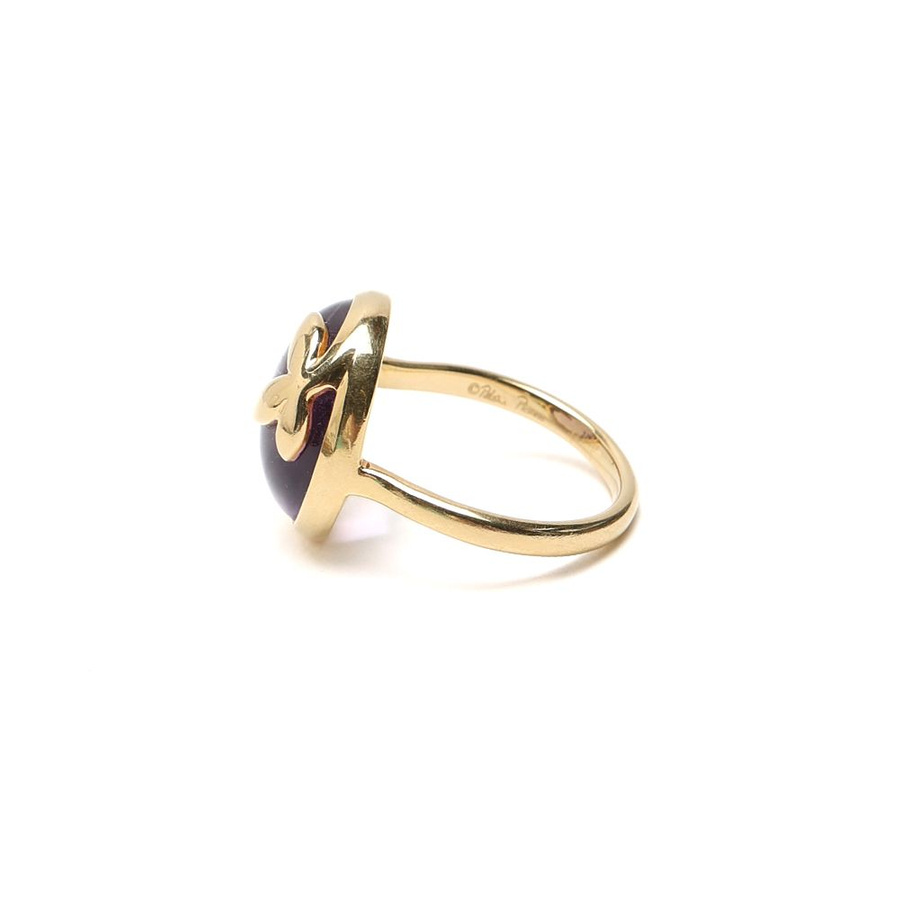 Tiffany & Co Paloma Picasso Olive Leaf Amethyst Ring