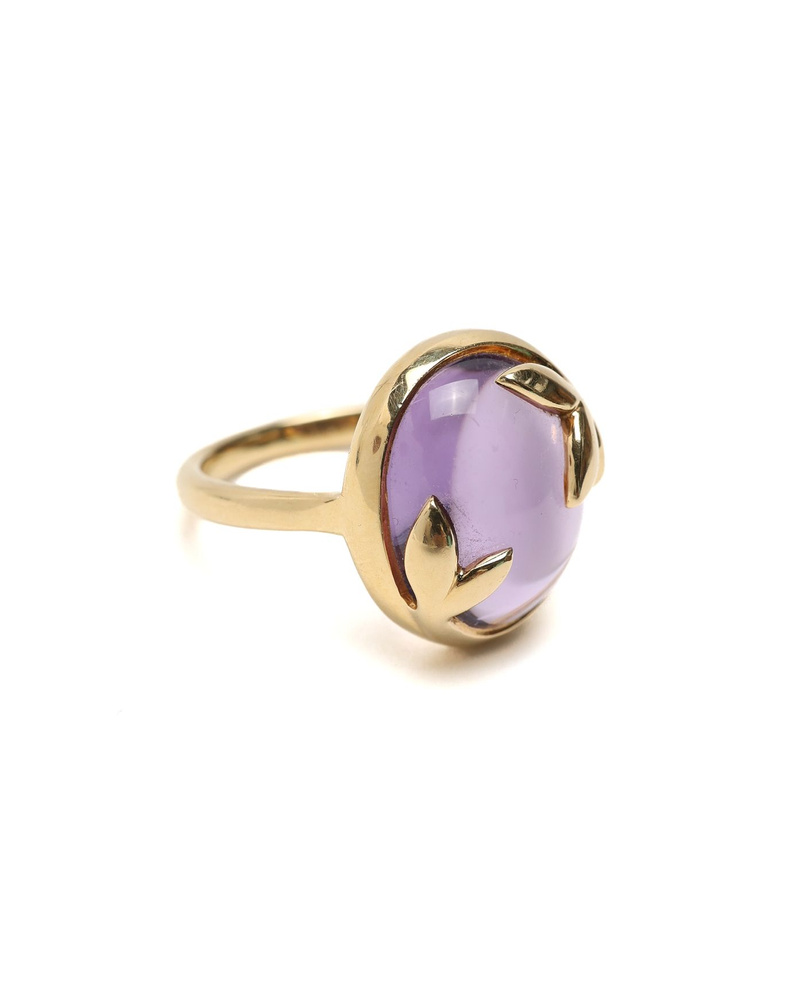 Tiffany & Co Paloma Picasso Olive Leaf Amethyst Ring