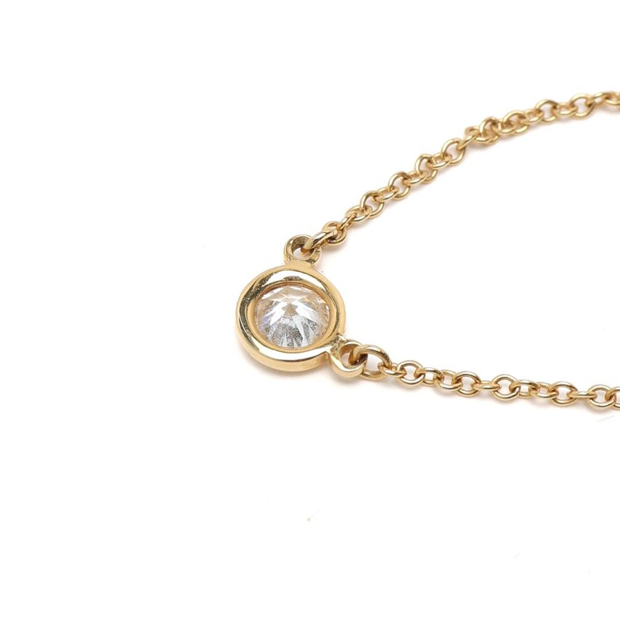 Tiffany & Co By the Yard 0.18 G VVS1 3EX Diamond Necklace