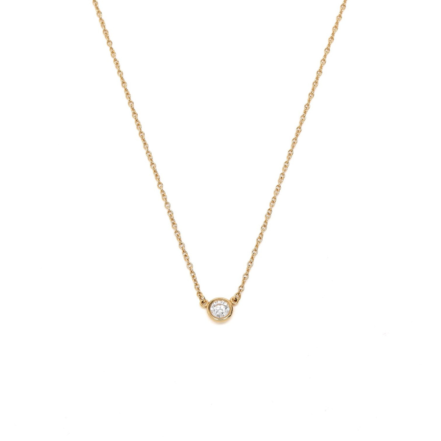 Tiffany & Co By the Yard 0.18 G VVS1 3EX Diamond Necklace