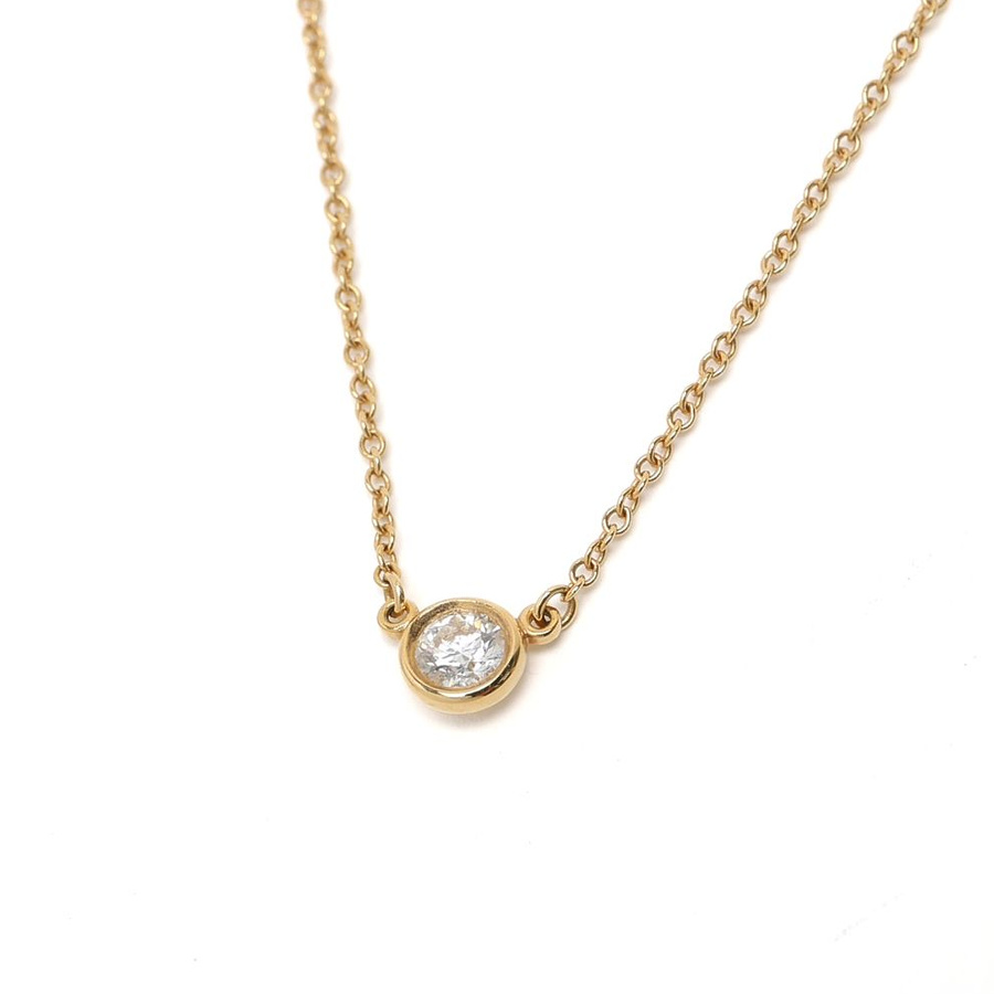 Tiffany & Co By the Yard 0.18 G VVS1 3EX Diamond Necklace