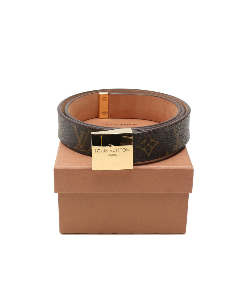 Louis Vuitton Monogram Belt, Size 95