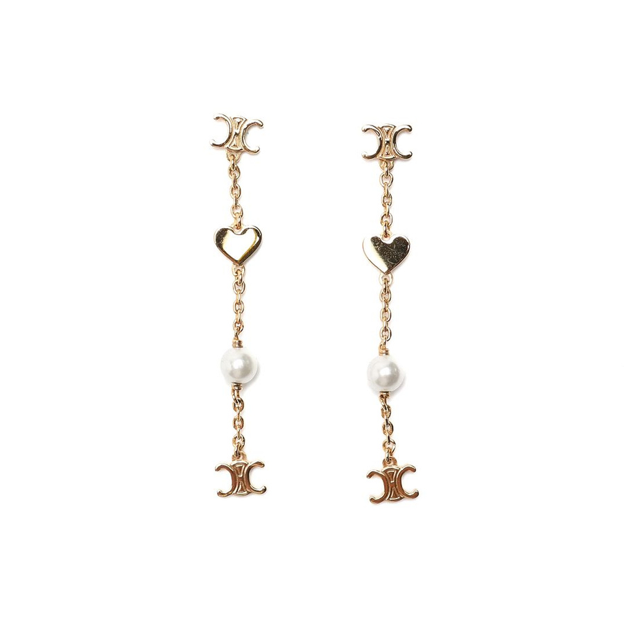 Céline Triomphe Dangling Earrings
