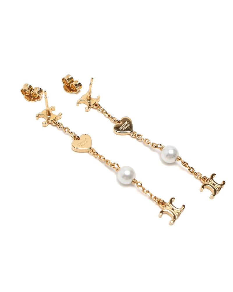 Céline Triomphe Dangling Earrings