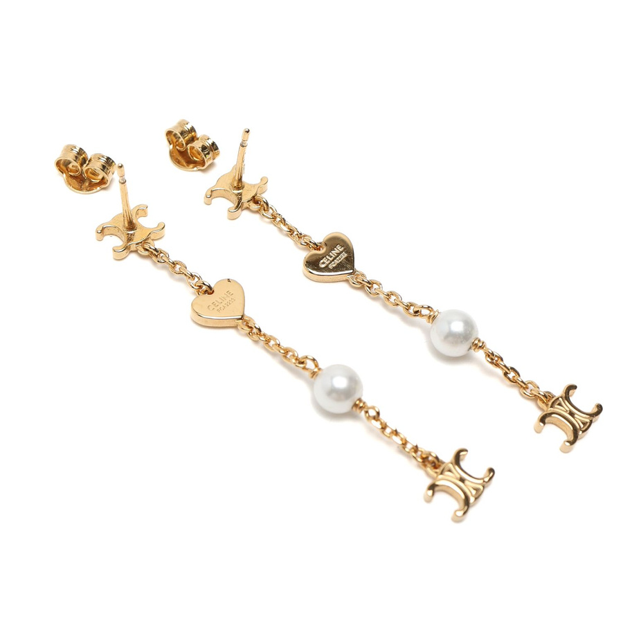 Céline Triomphe Dangling Earrings