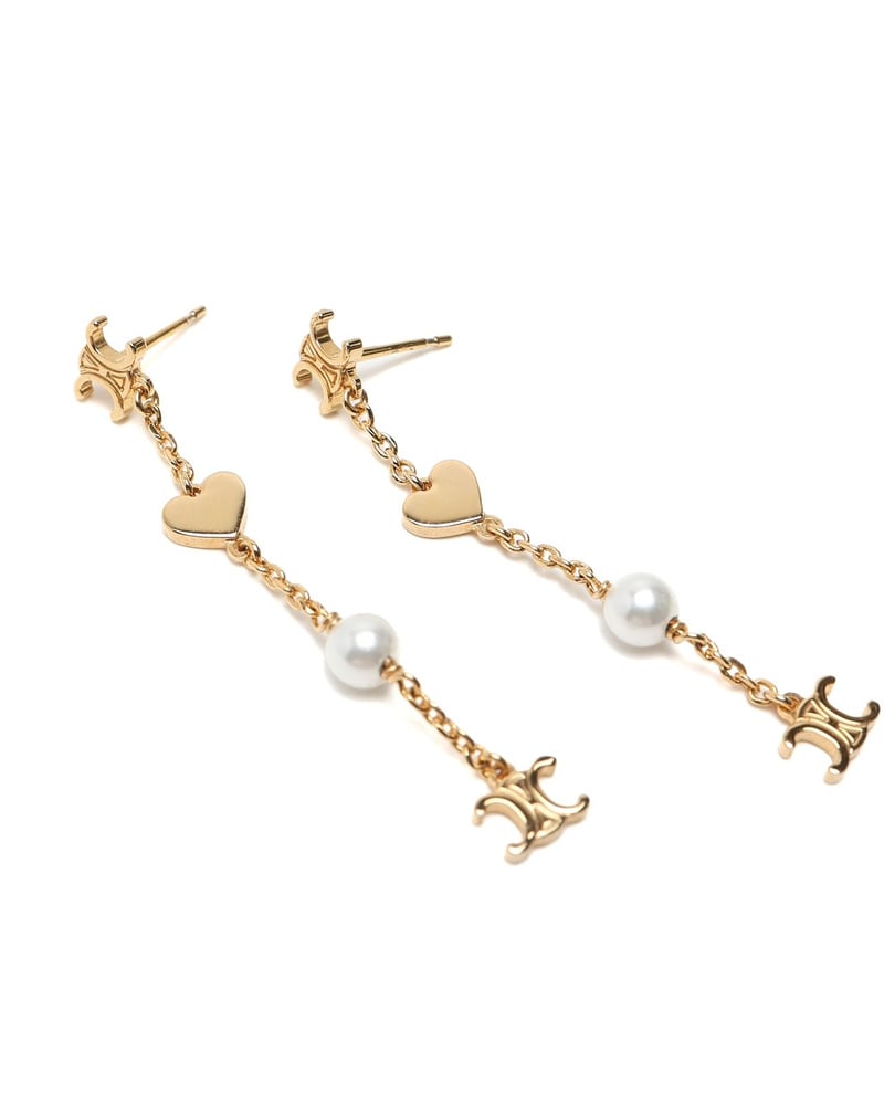 Céline Triomphe Dangling Earrings