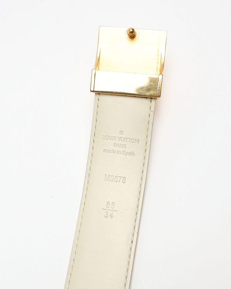 Louis Vuitton Damier Azur Belt, size 85