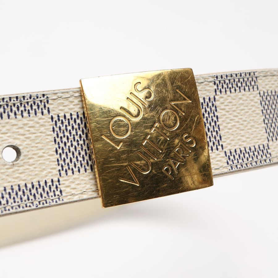 Louis Vuitton Damier Azur Belt, size 85