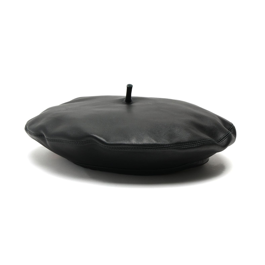 Christian Dior Leather Beret Hat, Size 57