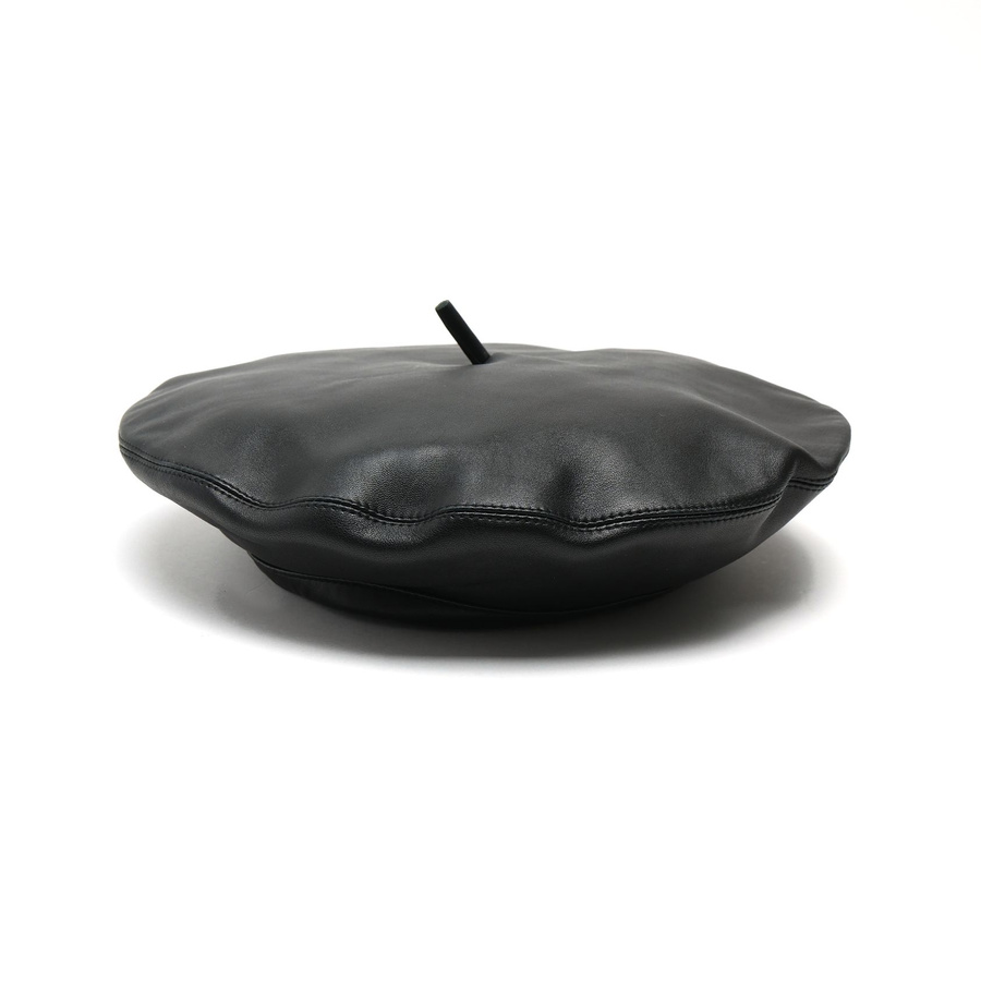 Christian Dior Leather Beret Hat, Size 57