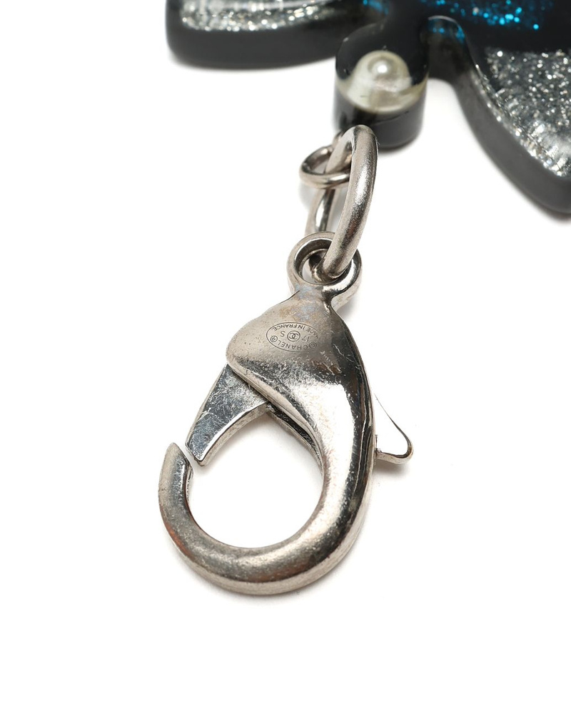 Chanel Coco Mark Resin Cat Emoji Bag Charm