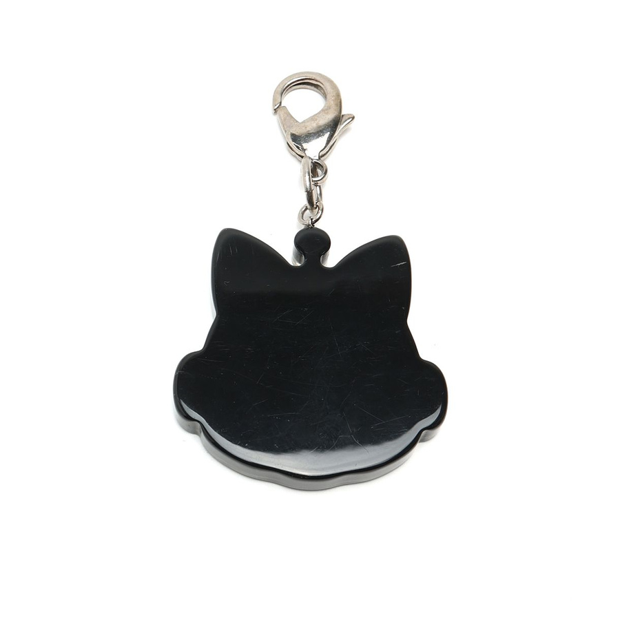 Chanel Coco Mark Resin Cat Emoji Bag Charm