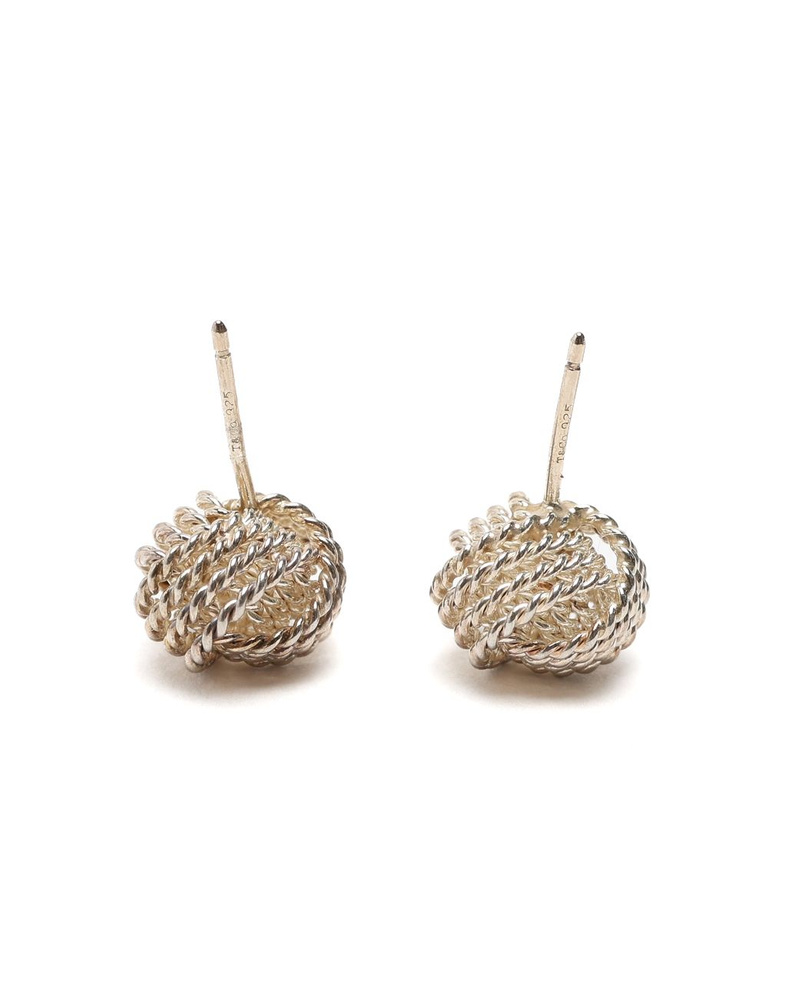 Tiffany & Co Twist Knot Silver Earrings